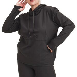 Mono b Brown Hooded Pullover